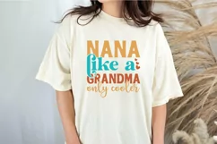 Nana like a grandma only cooler SVG , Grandparents SVG Product Image 2