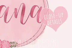 Nana Sublimation Design PNG | Flowers & Watercolor Product Image 3