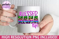 Blessed Nana png, Nana Life sublimation design Product Image 1