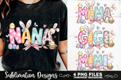 Mama Mimi Nana Gigi Easter 4 PNG Sublimation Product Image 8