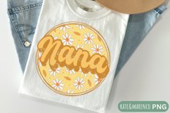 Nana PNG | Nana Flower PNG | Retro Nana Sublimation Product Image 1