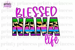 Blessed Nana png, Nana Life sublimation design Product Image 2