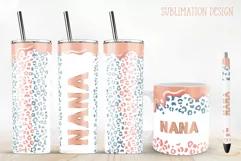 nana sublimation design for tumbler and mug