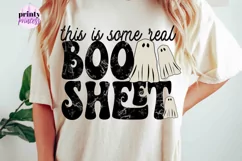 The Is Some Real Boo Sheet PNG| Halloween Design Product Image 6