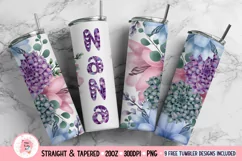 Nana Tumbler Sublimation Bundle, Grandma Tumbler, 20 oz tumbler wrap