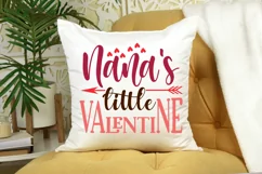 Nana's Little Valentine SVG, Valentine's Day SVG Design Product Image 2