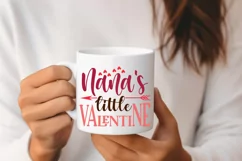 Nana's Little Valentine SVG, Valentine's Day SVG Design Product Image 3