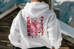 Nanny Valentine Pencil Coquette Bow SVG PNG Product Image 3