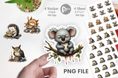 Nap Chaos Critters Sticker Product Image 1