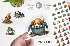 Nap Chaos Critters Sticker Product Image 1