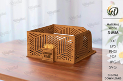 Napkin Holders With Toothpick Holders Bundle Laser Cut Product Image 10