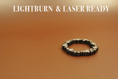 Napkin Holder Christmas Fuzzy Vector File for Laser Cutter. Product Image 4