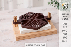 Napkin Holder Laser Cut. Kitchen Table Decor SVG Product Image 1