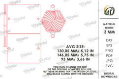Napkin Holder Laser Cut. Kitchen Table Decor SVG Product Image 2