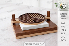 Napkin Holder Laser Cut. Kitchen Table Decor SVG Product Image 1