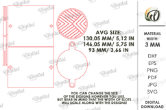 Napkin Holder Laser Cut. Kitchen Table Decor SVG Product Image 2