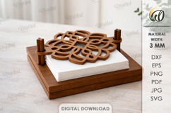 Napkin Holder Laser Cut. Kitchen Table Decor SVG Product Image 1
