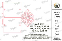 Napkin Holder Laser Cut. Kitchen Table Decor SVG Product Image 2