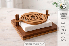 Napkin Holders Bundle Laser Cut. Kitchen Table Decor SVG Product Image 6