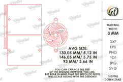Napkin Holder Laser Cut. Kitchen Table Decor SVG Product Image 2