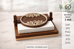 Napkin Holders Bundle Laser Cut. Kitchen Table Decor SVG Product Image 8