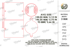 Napkin Holder Laser Cut. Kitchen Table Decor SVG Product Image 2