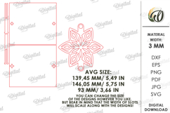 Napkin Holder Laser Cut. Kitchen Table Decor SVG Product Image 2