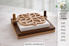 Napkin Holder Laser Cut. Kitchen Table Decor SVG Product Image 1