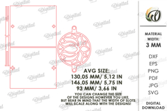 Napkin Holder Laser Cut. Kitchen Table Decor SVG Product Image 2