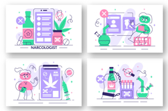 10 Narcologist Vector Illustration Product Image 2