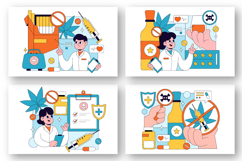 10 Narcologist Vector Illustration Product Image 2