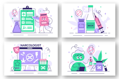 10 Narcologist Vector Illustration Product Image 3