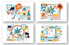 10 Narcologist Vector Illustration Product Image 3
