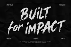 Nark Dules Expressive Urban Bold Brush Font Product Image 2