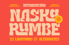 Naska Rumbe - Bold Display Font Product Image 1
