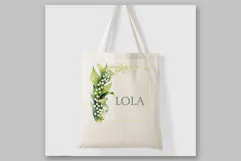 Lily of the Valley, Floral clipart, Watercolor Flowers Product Image 3