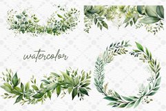 Watercolor Tropical Greenery clipart Tropical Wedding Png Product Image 2