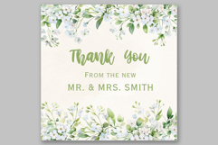 Gypsophilia Flowers Clipart Watercolor White Flowers clipart Product Image 3