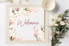 Watercolor Pink Flowers Clipart Gladiolus flowers clipart Product Image 3