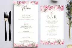 Watercolor roses clipart Blush Floral Clipart Dusty Rose Png Product Image 3