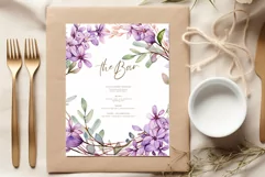 Watercolor Lilac Flowers Png Lilac Branches Purple Flowers Product Image 3