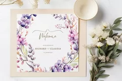 Watercolor Lilac Flowers Png Lilac Branches Purple Flowers Product Image 4