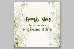 Gypsophilia Flowers Clipart Watercolor White Flowers clipart Product Image 3