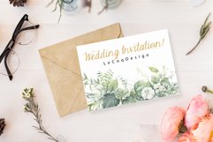 Watercolor Tropical Greenery clipart Tropical Wedding Png Product Image 4