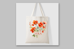Dark Orange Flowers Clipart Watercolor flowers Water Avens Product Image 4