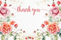 Pink Roses Clipart Watercolor Roses Clipart Dusty Rose Png Product Image 5