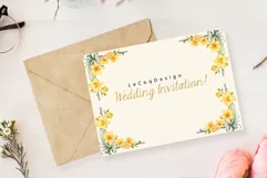 Yellow Spring Flowers Clipart Mixed Flowers Png Watercolor Product Image 5