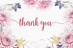 Pink Floral Clipart Pink Chrysanthemum Flowers Watercolor Product Image 5