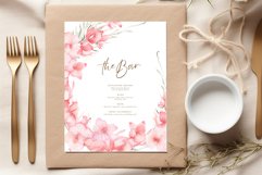 Watercolor Pink Flowers Clipart Gladiolus flowers clipart Product Image 6
