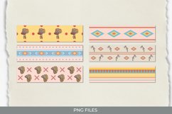 Native American Indian with Vintage Color Stripe Product Image 1